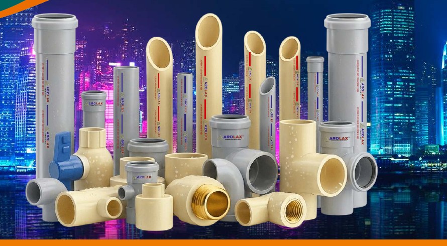 AROLAX CPVC and plumbing pipe products from the company catalogue